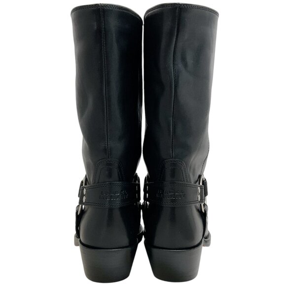 Isabel Marant Black Leather Antya Biker Boots - Picture 5 of 7